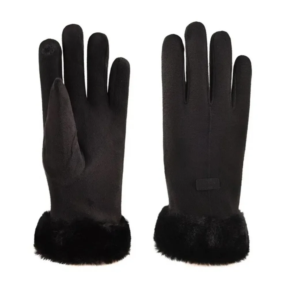 New warm women’s gloves fall, winter, screen